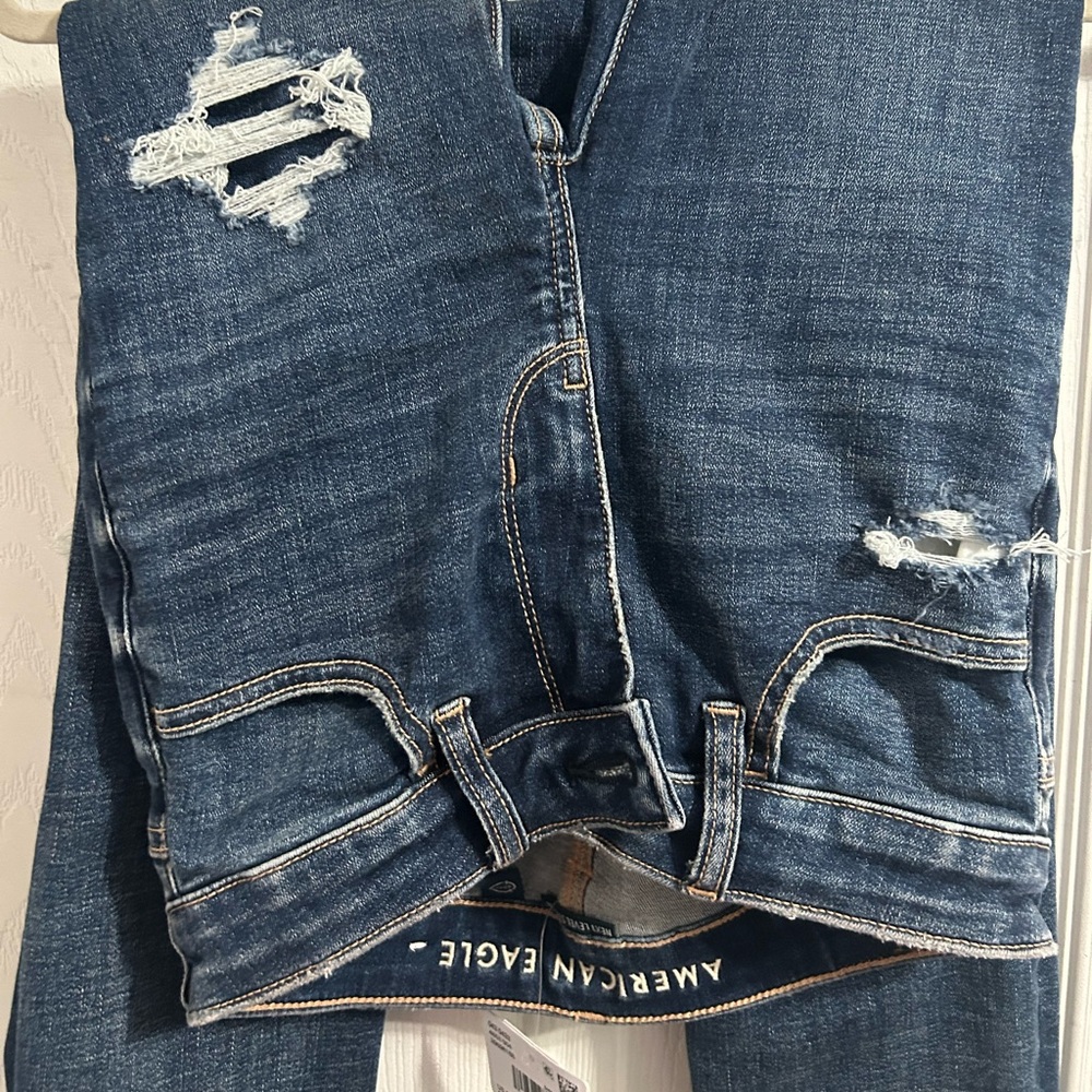 AE Next Level High-Waisted Patched Jegging